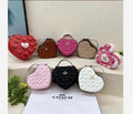 Heart-Shaped Crossbody Purse - Designer-Inspired